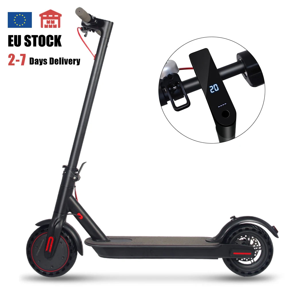 Usa Stock 36V 350W 10.4Ah Long Range Folding E Scooter 8.5 Inch Solid Tire 25 km/h Foldable Electric Scooter for Sale