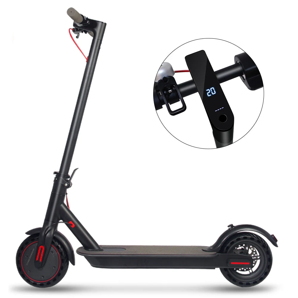 Usa Stock 36V 350W 10.4Ah Long Range Folding E Scooter 8.5 Inch Solid Tire 25 km/h Foldable Electric Scooter for Sale