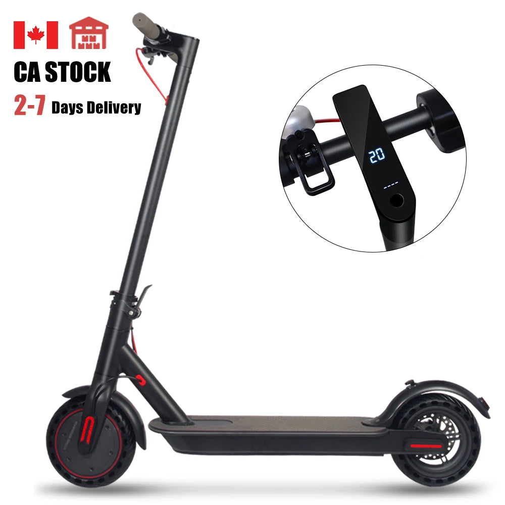 Usa Stock 36V 350W 10.4Ah Long Range Folding E Scooter 8.5 Inch Solid Tire 25 km/h Foldable Electric Scooter for Sale