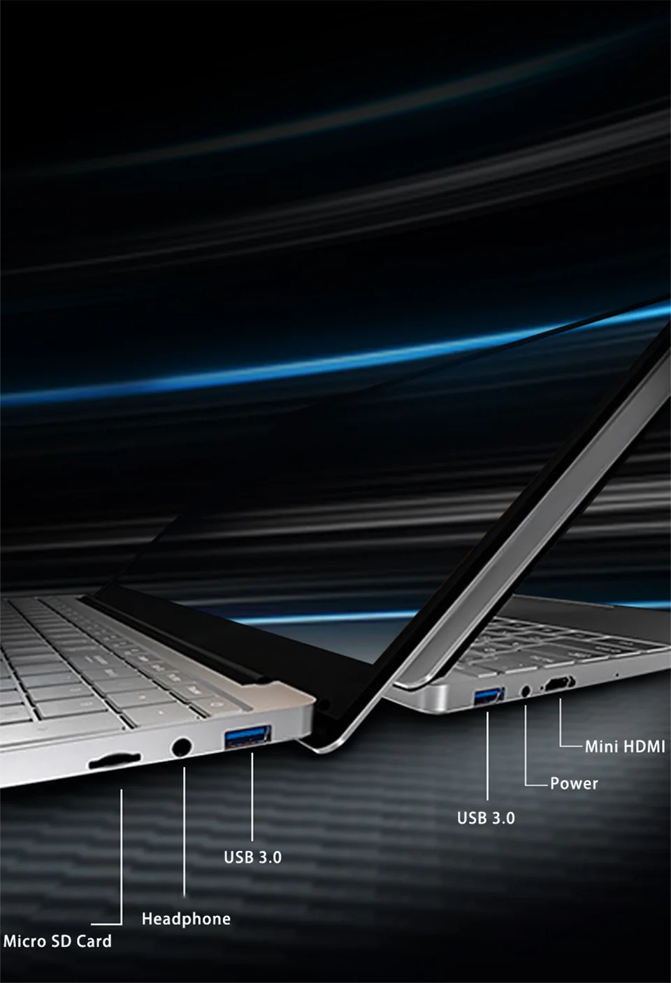 Notebook 15.6 inch Laptop Windows 11 10 Pro 1920*1080 Cheap Portable Intel Laptop 16G RAM 128GB/256GB/512GB/1TB SSD HDMI Port