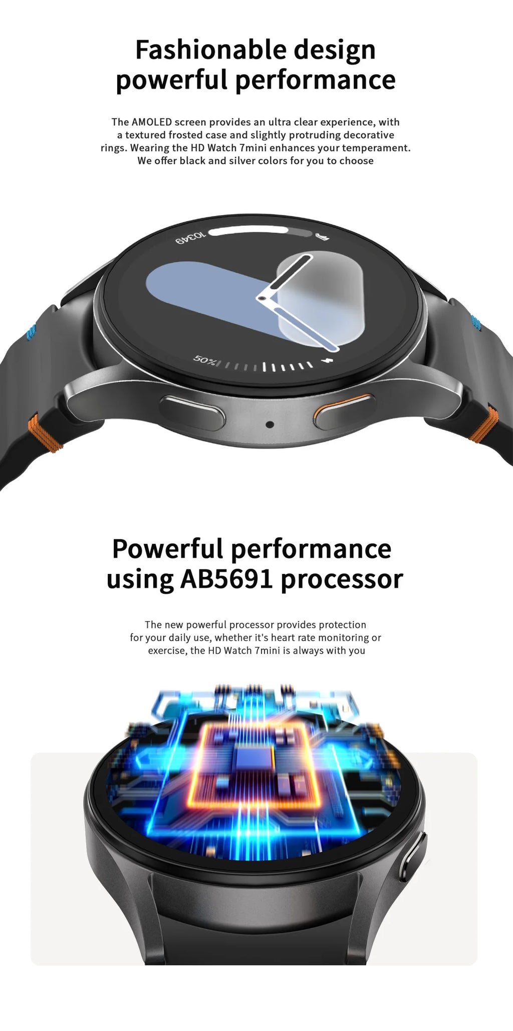 Original For Samsung Galaxy Watch 7 mini Smart Watch Men Women HD AMOLED Voice Call NFC GPS Tracker Sports Watches Custom Dial