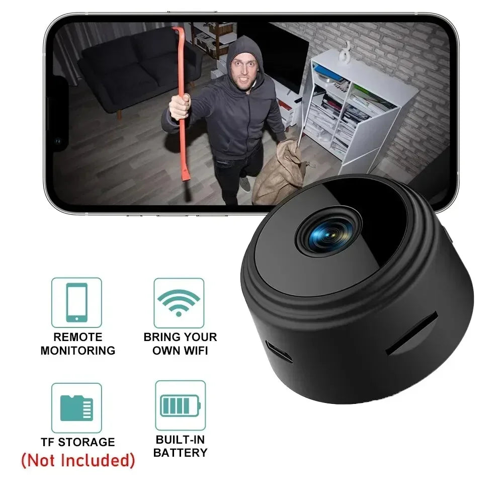 A9 Mini Camera Wifi 1080p HD Wireless Security Monitor For Home Night Version Video Protection Remote Intelligent Camcorders