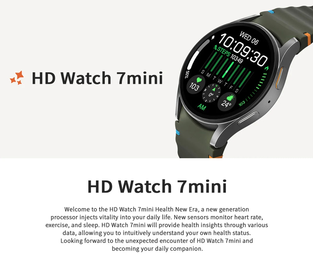 Original For Samsung Galaxy Watch 7 mini Smart Watch Men Women HD AMOLED Voice Call NFC GPS Tracker Sports Watches Custom Dial