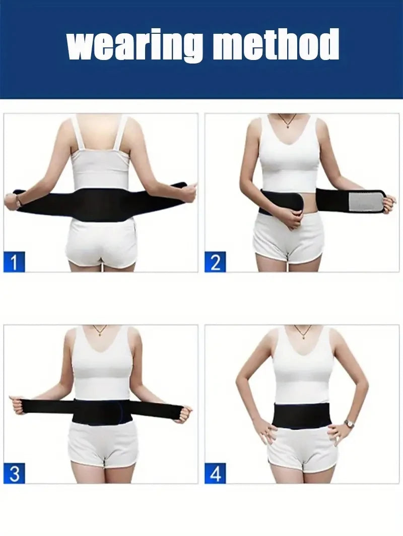 20 Magnets Adjustable Self-heating Magnetic Therapy Back And Waist Support Belt, Waist Massage Belt Sports Support Belt