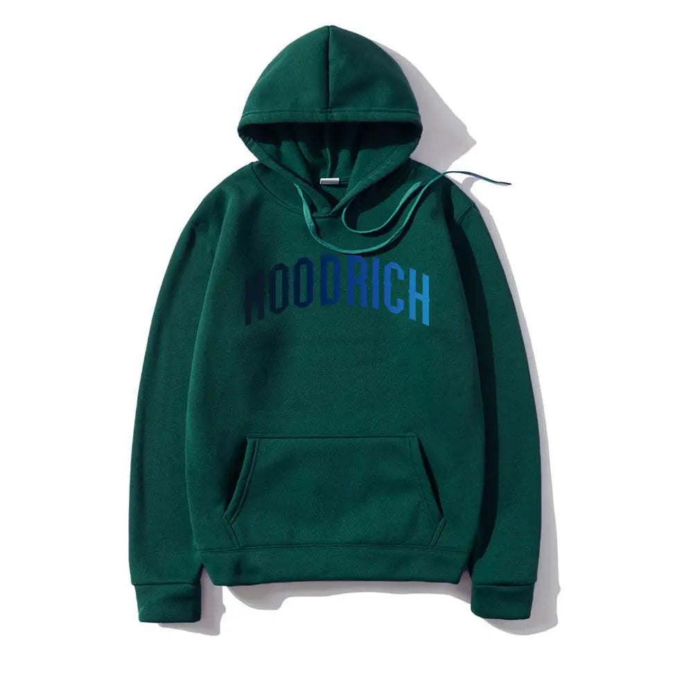 New American Style Hoodie Fashion Brand HOODRICH Printed Unisex Plush and Thick Casual Sports Hoodie Fashion Hip Hop Streetwear