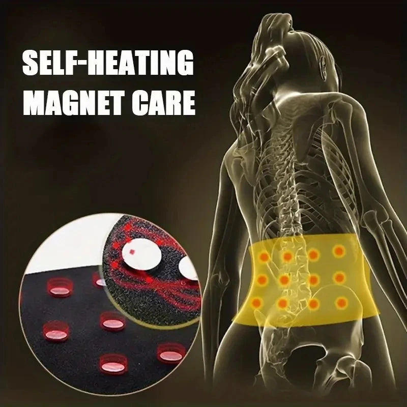 20 Magnets Adjustable Self-heating Magnetic Therapy Back And Waist Support Belt, Waist Massage Belt Sports Support Belt