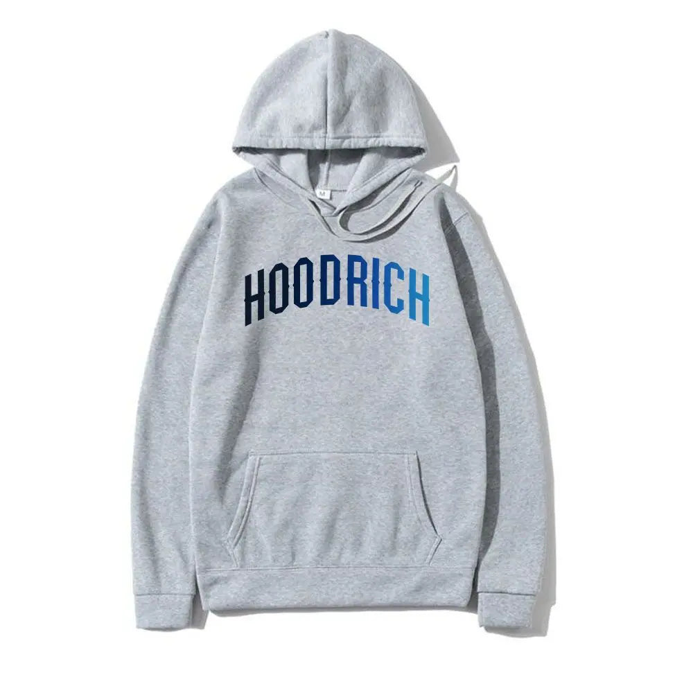 New American Style Hoodie Fashion Brand HOODRICH Printed Unisex Plush and Thick Casual Sports Hoodie Fashion Hip Hop Streetwear