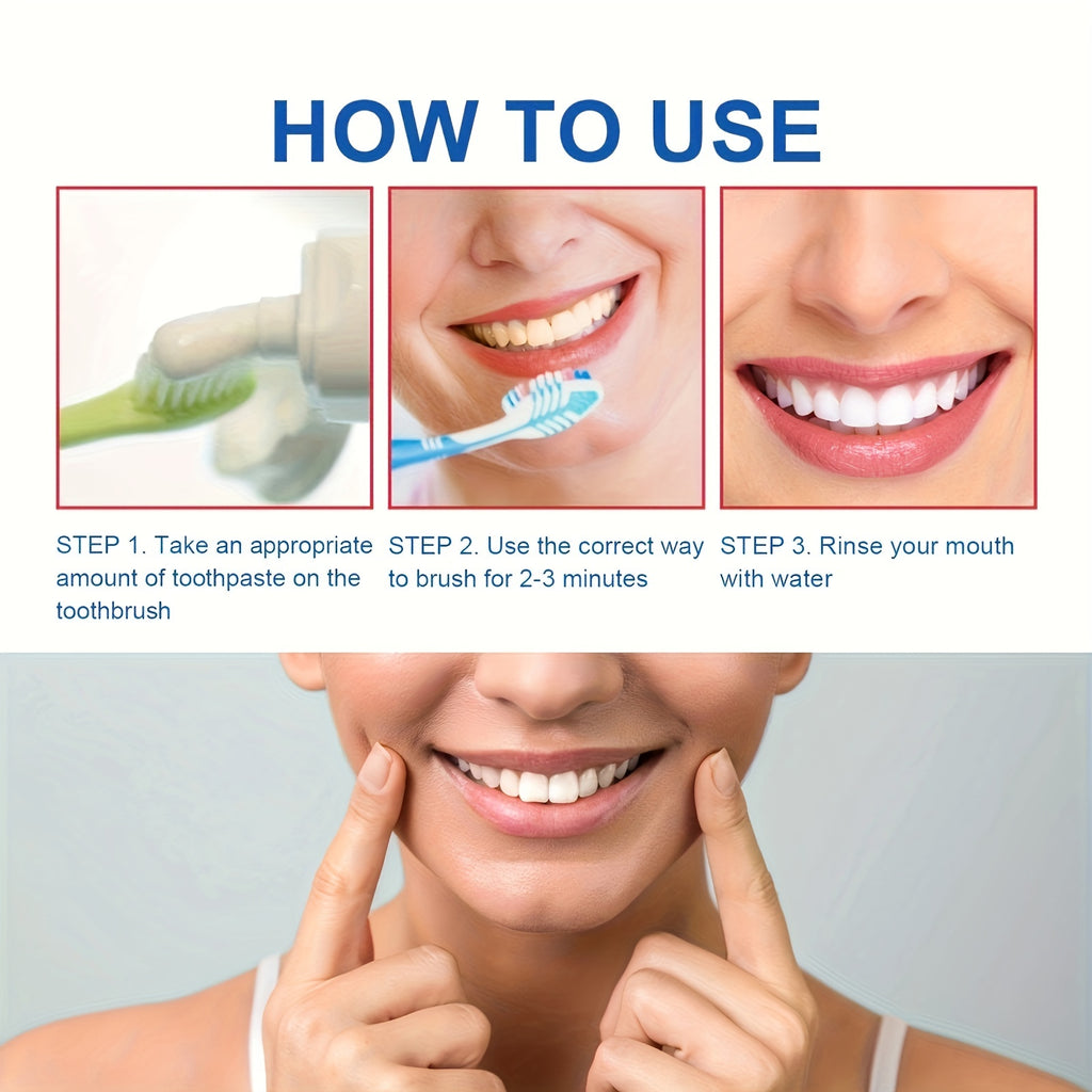 120g*4pcs Probiotic Whitening Toothpaste, Oral Cleaning Odor Removal and Teeth Gum Care Toothpaste